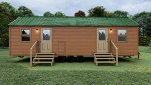 The Duplex Cabin Exterior, in Brown, by Vacavia