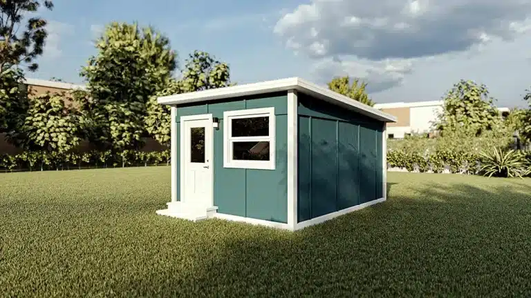 Vacavia Tiny Home in Green and White