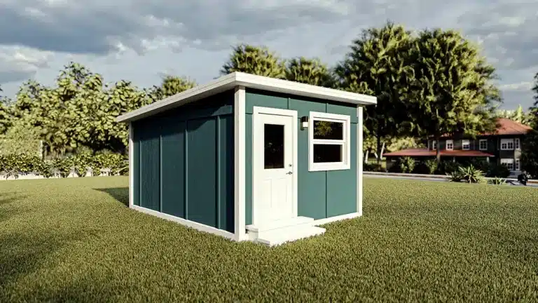 Vacavia Tiny Home in Green and White