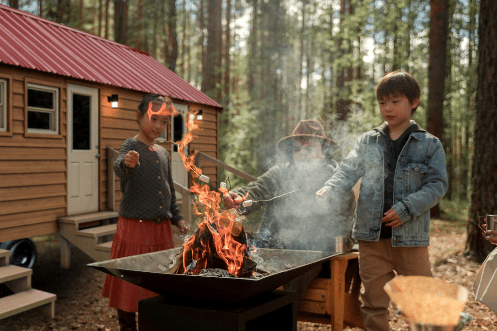 kids park model cabin