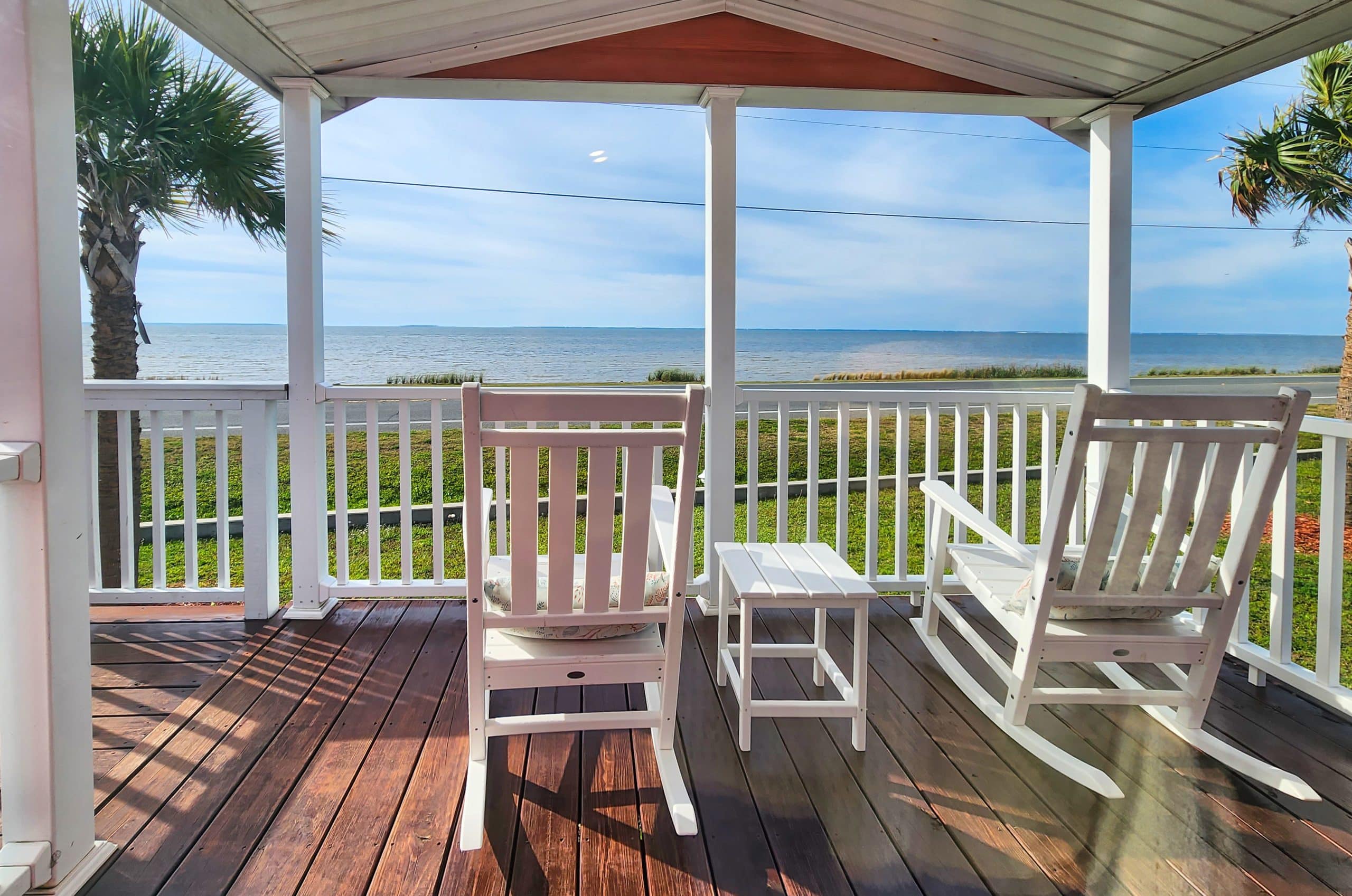 vacavia park model cottage porch