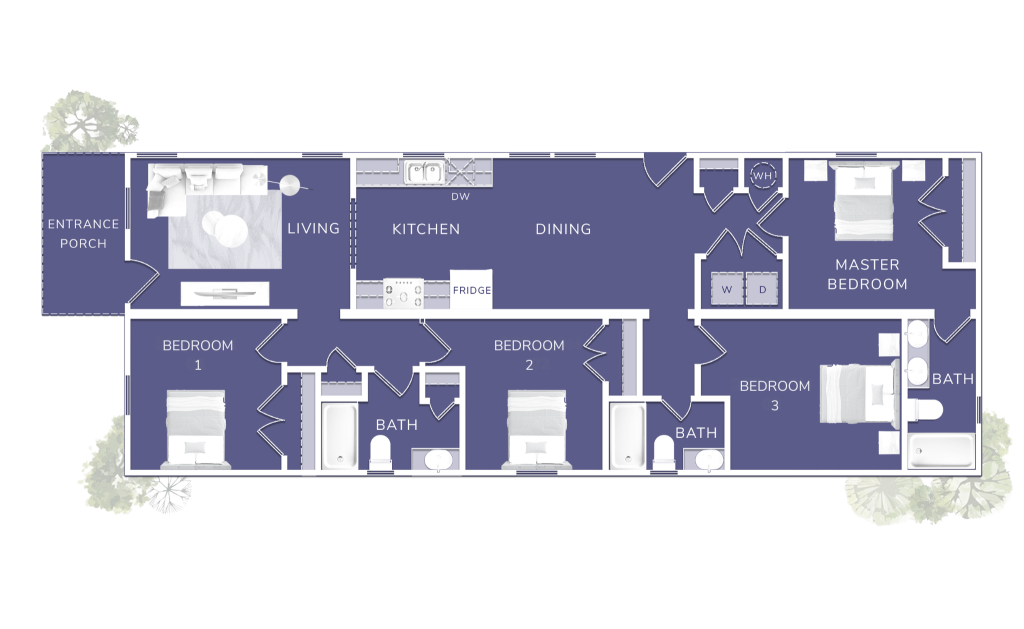 Vacavia Modular Home Loblolly Estate Floorplan