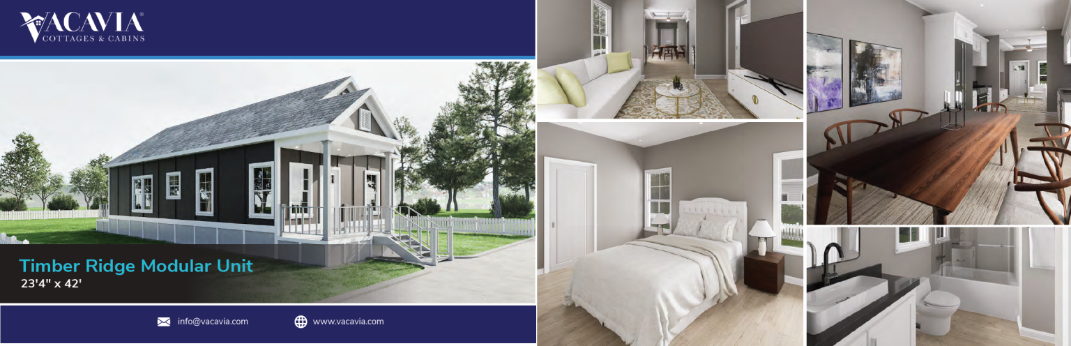 Timber Ridge: Customizable 2-Bedroom Modular Home for Urban Comfort