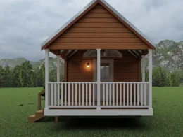 Brunswick Bay Cabin Exterior, in Brown, by Vacavia