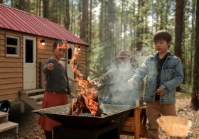 kids park model cabin